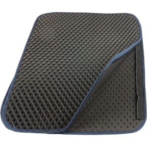 Süper Mat Lüx Tuvalet Önü Paspası 10 mm - 50*75 cm Siyah