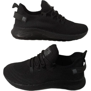 Siyah Triko Günlük Spor Ayakkabı