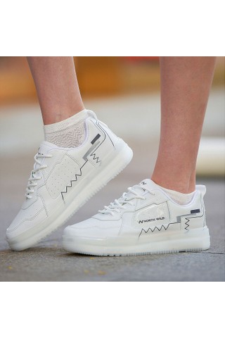 NORTH WILD Planet Unisex Sneakers - Beyaz Mavi