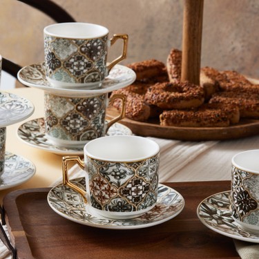 Karaca Milas 6 Kişilik Kahve Fincan Takımı 100 ml Fiyatı