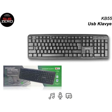 Subzero Kb55 Usb Kablolu Klavye Türkçe Q Tuş Dizilimi Ev Fiyatı