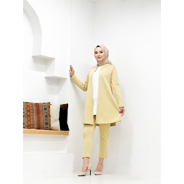 Cng Moda Tesettür Scuba Ceketli Pantolonlu Takım 40-42 - Fiyatı