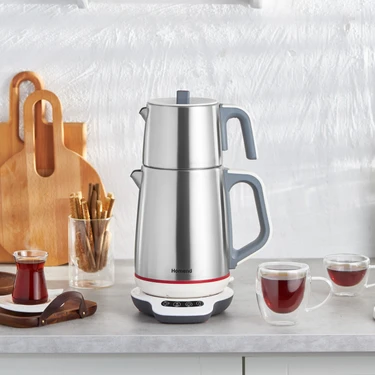 Homend Royaltea 1709H Dokunmatik Konuşan Çelik Çay Makinesi
