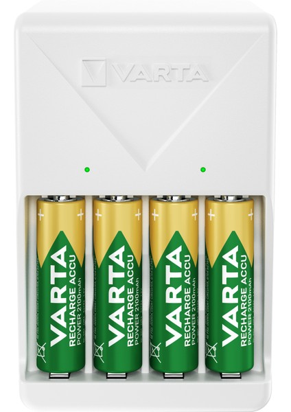 VARTA Plug Şarj Cihazı +4 adet 2100mAh AA Şarj Edilebilir Pil