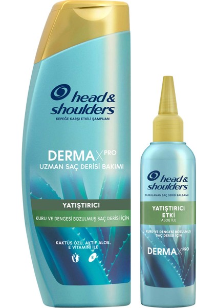 Head & Shoulders Derma x Pro Yatıştırıcı Seti 350 ml Şampuan + Balsam 145 ml