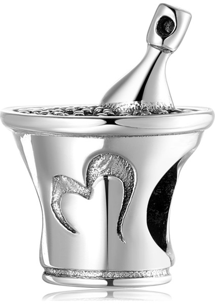 925 Ayar Gümüş Charm (Aşkın Şarabı)