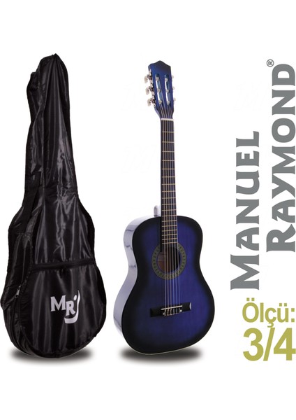 Klasik Gitar Junior Manuel Raymond MRC87BLS (Kılıf Hediye)