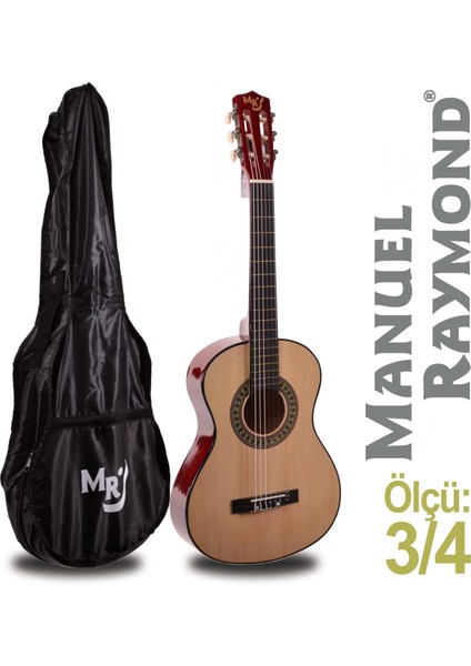 Klasik Gitar Junior Manuel Raymond MRC87N (Kılıf Hediye)