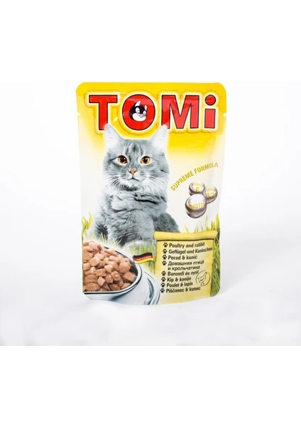 Premium Pouch Tavşanlı ve Kanatlı Yetişkin Kedi Konservesi 100 gr