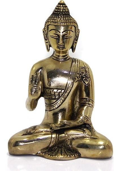 Metal Buda Biblosu 17 cm Dekoratif Hediyelik