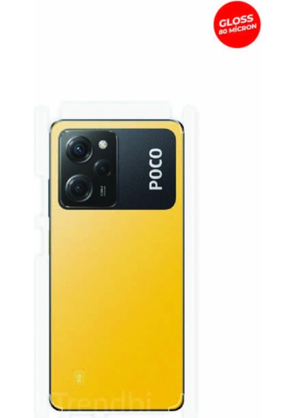 Poco X5 Pro 5g Arka ve Yan Kaplama Köşeler Dahil Kaplayan Hd Film