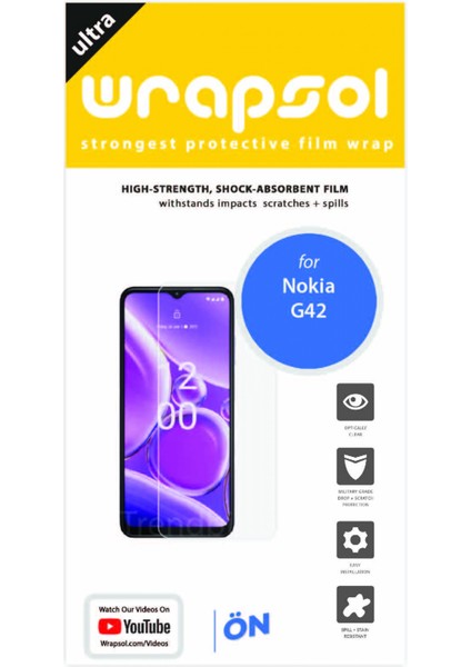 Nokia G42 Ekran Koruyucu Tam Kaplayan Esnek Poliüretan Film fiyatları
