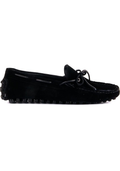 Siyah Süet Erkek Loafer