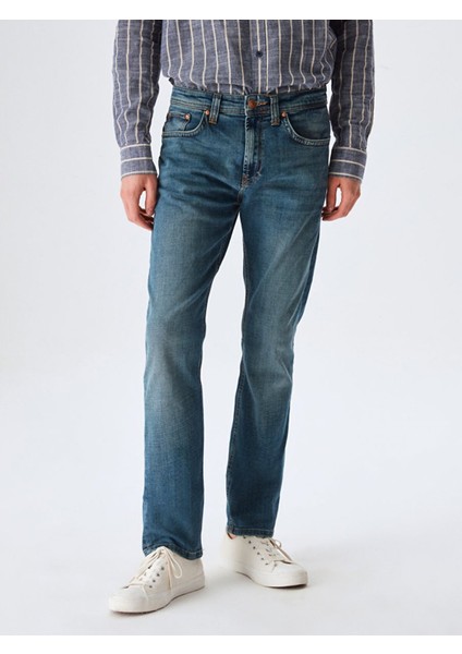 Hollywood Y Normal Bel Düz Kesim Jean Pantolon