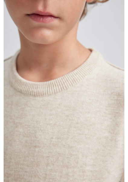 Erkek Çocuk Regular Fit Bisiklet Yaka Triko Kazak A4992A823WN indirimleri