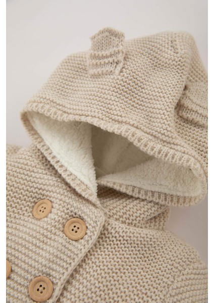 Kız Bebek Kapüşonlu Triko Hırka A4071A523AU fiyatları