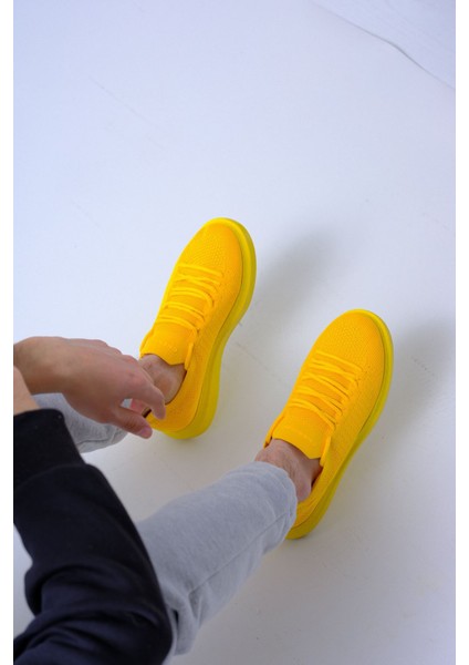 CH307 Rt Tricot Erkek Ayakkabı Sarı modelleri