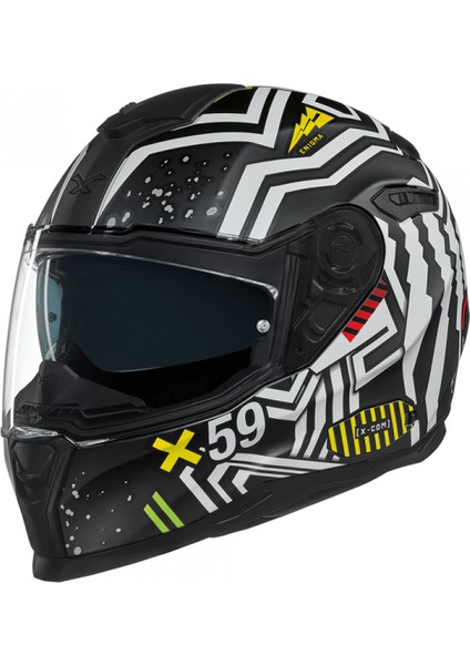 Sx.100 Enıgma Kapalı Kask Mat Siyah-beyaz fiyatları