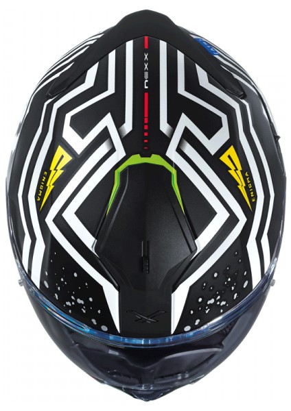 Sx.100 Enıgma Kapalı Kask Mat Siyah-beyaz modelleri