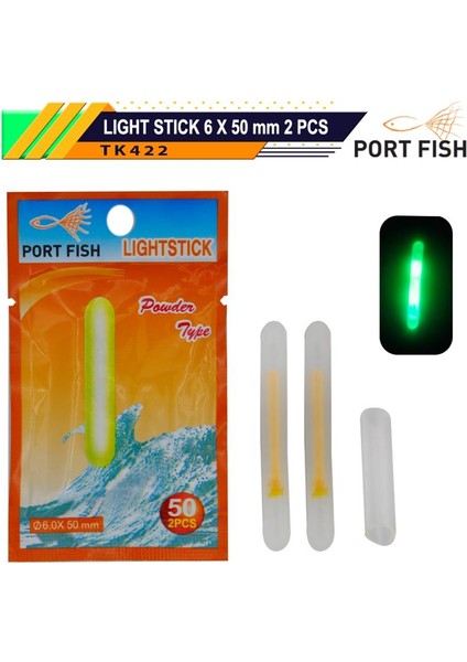 Portfish Fosfor 6 x 5 mm Çiftli