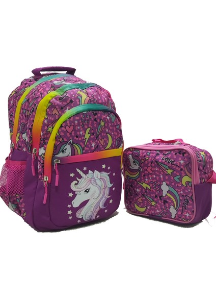 Newbag Unicorn Sırt Ilkokul Sırt Çantası-3'lü Set