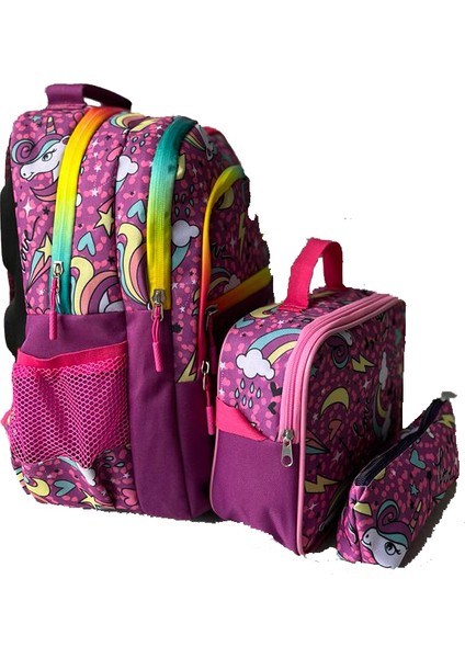 Newbag Unicorn Sırt Ilkokul Sırt Çantası-3'lü Set