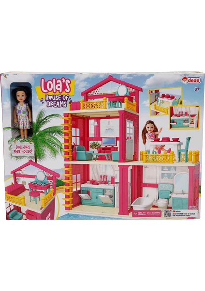 Lola'nın 3 Katlı Düşler Evi - Siyah Saçlı Lola