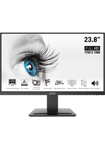 23.8" PRO MP243X 1920x1080 (FHD) FLAT IPS 100HZ 1MS ADAPTIVE-SYNC MONITOR