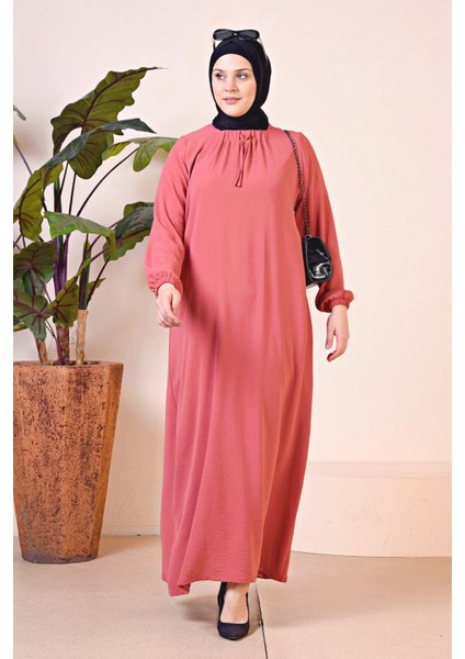 Kadin Buyuk Beden Ayrobin Uzun Anne Elbise indirimleri