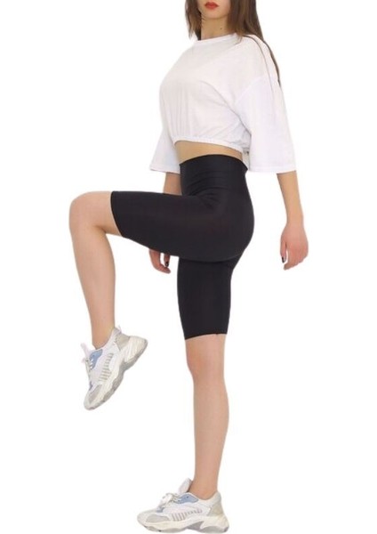 Kısa Şort Tayt Esnek Rahat Yazlık Nefes Alan Kumaş Toparlayıcı Tayt Şort modelleri