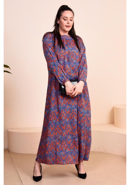 Kadin Anne Buyuk Beden Elbise Cicekli Tesettur Giyim fırsatları