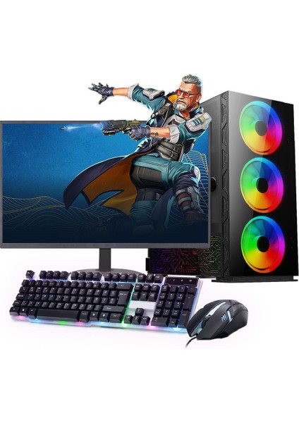Intel I7 13700F 16GB 1tb M2 8gb RTX3050 24" Mon. Oyun Bilgisayarı