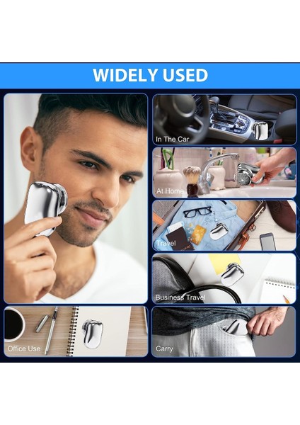 Mini Shaver Sıfır Sakal Taşınabilir Şarjlı Tıraş Makinesi