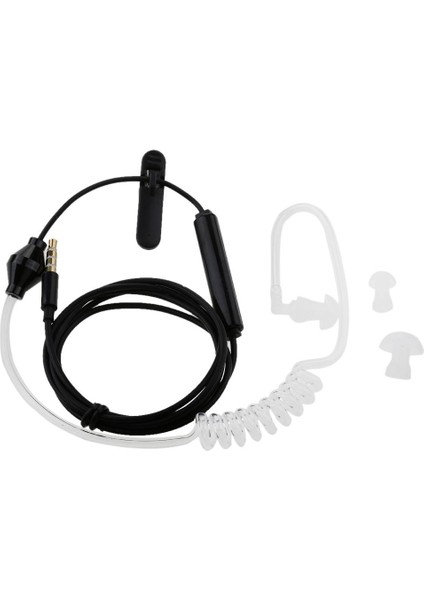 Spiral Akustik 3,5 mm Mikrofon Kulaklık Siyah (Yurt Dışından)