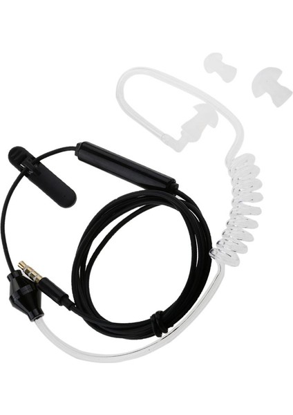 Spiral Akustik 3,5 mm Mikrofon Kulaklık Siyah (Yurt Dışından)