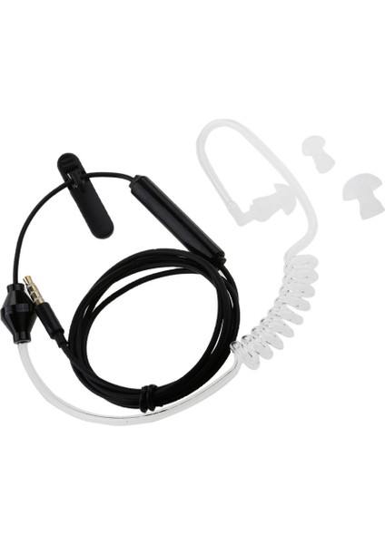Spiral Akustik 3,5 mm Mikrofon Kulaklık Siyah (Yurt Dışından)