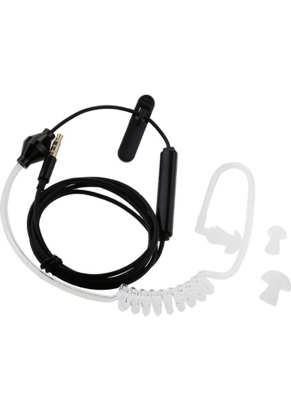 Spiral Akustik 3,5 mm Mikrofon Kulaklık Siyah (Yurt Dışından)
