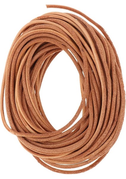 1 Metre Yuvarlak Deri Rulo Inkol Kordu, 2,5 mm Çapında (Yurt Dışından) fiyatları