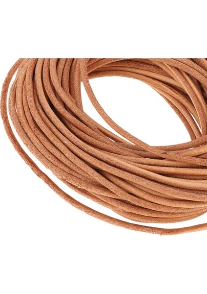 1 Metre Yuvarlak Deri Rulo Inkol Kordu, 2,5 mm Çapında (Yurt Dışından) modelleri