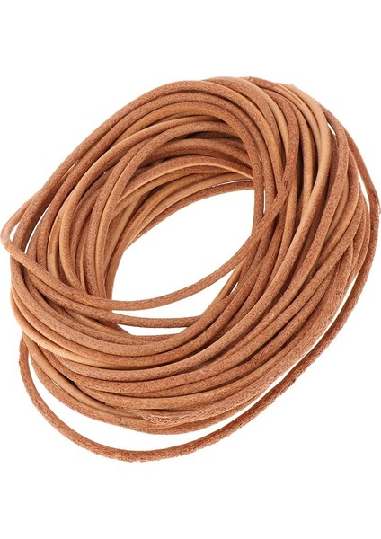 1 Metre Yuvarlak Deri Rulo Inkol Kordu, 2,5 mm Çapında (Yurt Dışından) indirimleri