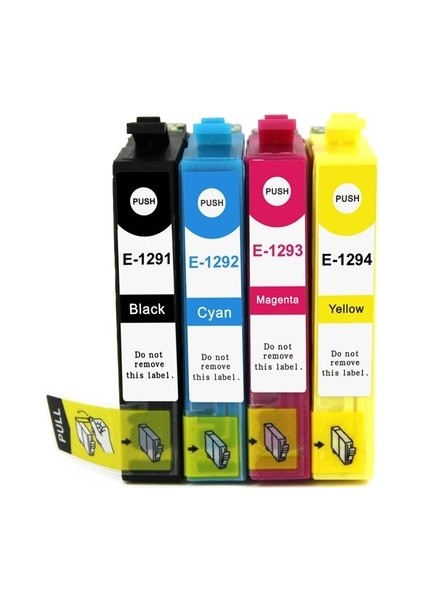 Epson Stylus SX-430W Muadil Kartuş T1291 T1292 T1293 T1294 Muadil Kartuş