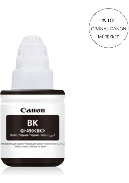 Canon G3400 Yazıcı Mürekkebi Siyah