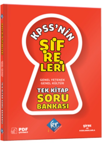 Kr Akademi Yayınları KPSS'nin Şifreleri Genel Yetenek Genel Kültür Tek Kitap Soru Bankası