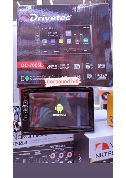 Drivetech Android Double Teyp – Drivetec DC-7065L Ultra Car Play , 4gb Ram 32GB Hafıza