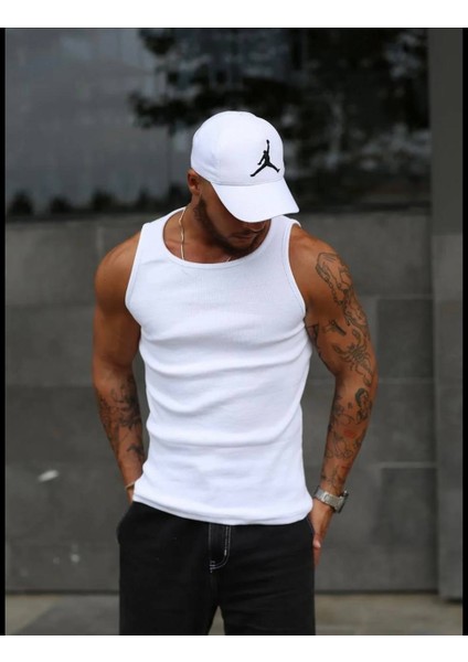 Unisex Likralı Fitilli Atlet