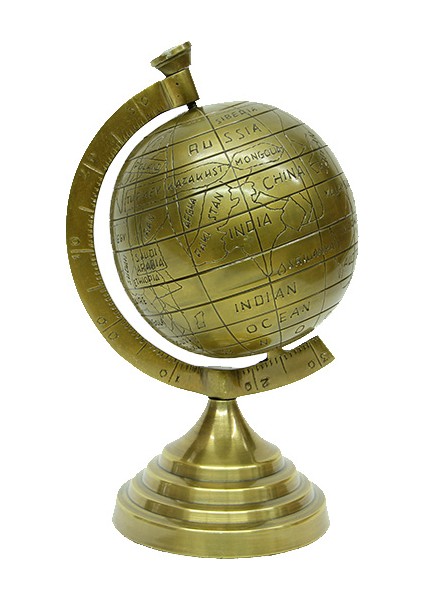 Yerküre Antik Bronz 6"