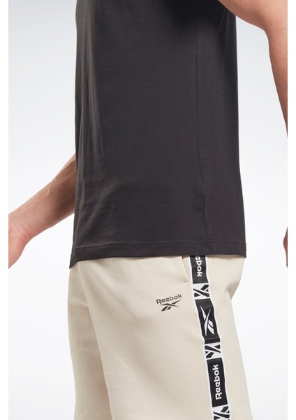 Rı Left Chest Logo Siyah Erkek Kısa Kol T-Shirt