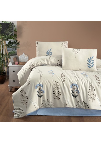 Home Blueberry Çift Kişilik Nevresim Takımı 4 Parça