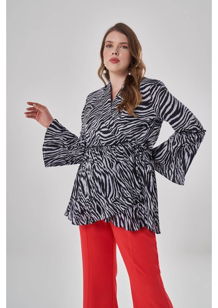 Zebra Desenli Tunik