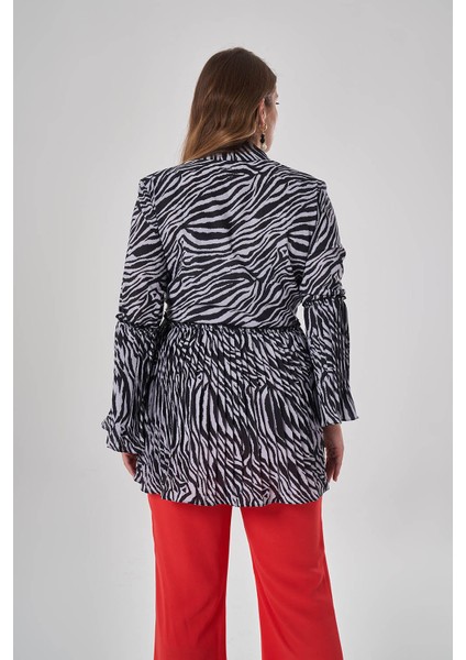 Zebra Desenli Tunik